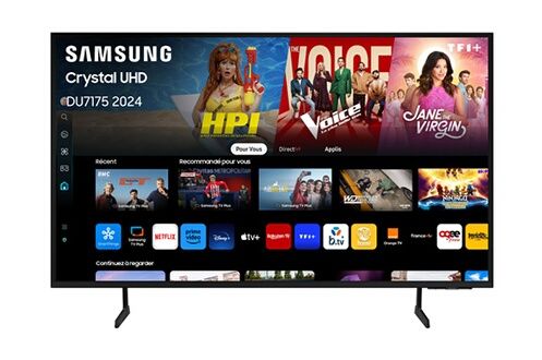 Samsung TU75DU7175 Televisión UHD Cristal 4K de 75 pulgadas Inteligente 2024