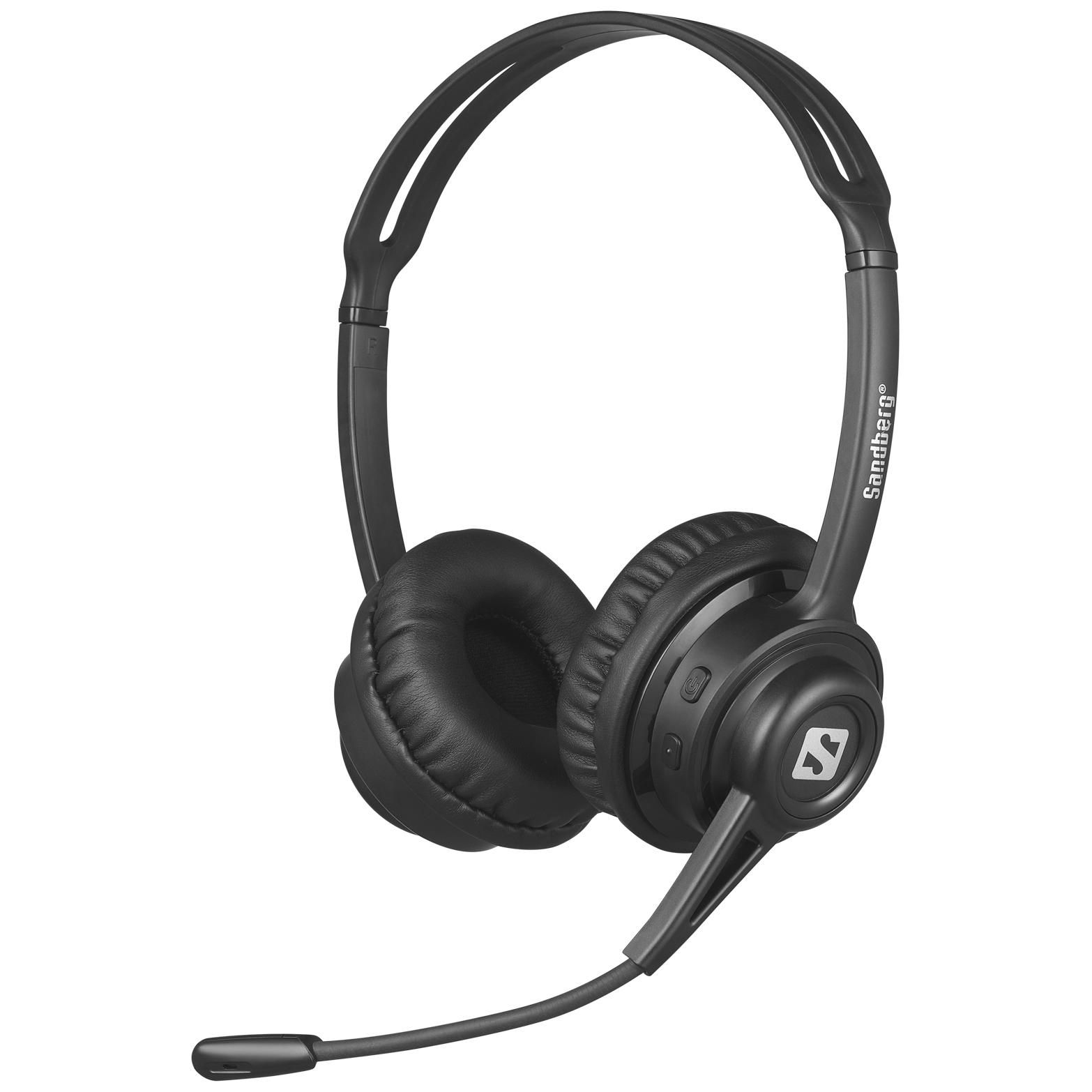 Sandberg Wireless Headphones with Bluetooth and Noise Cancellation