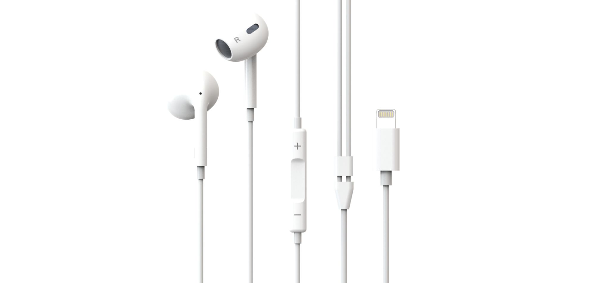 Kodak 210+ Lightning Earbuds - Easy Connectivity and Superior Sound - White