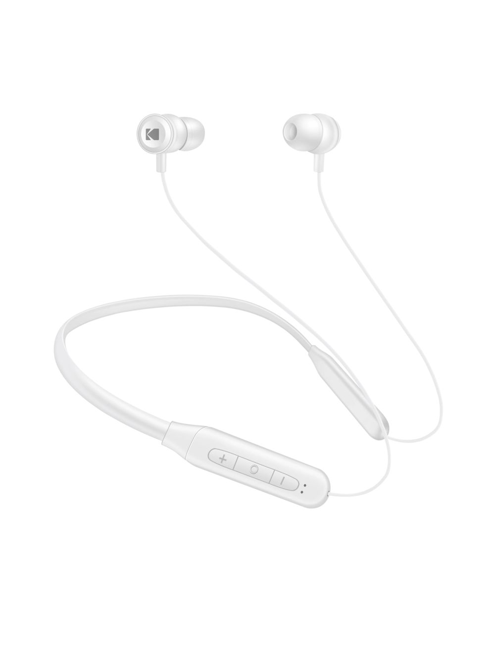 Kodak Ultra 100+ Wireless Sport Earbuds: Exceptional Sound, Unrestricted Movement - White