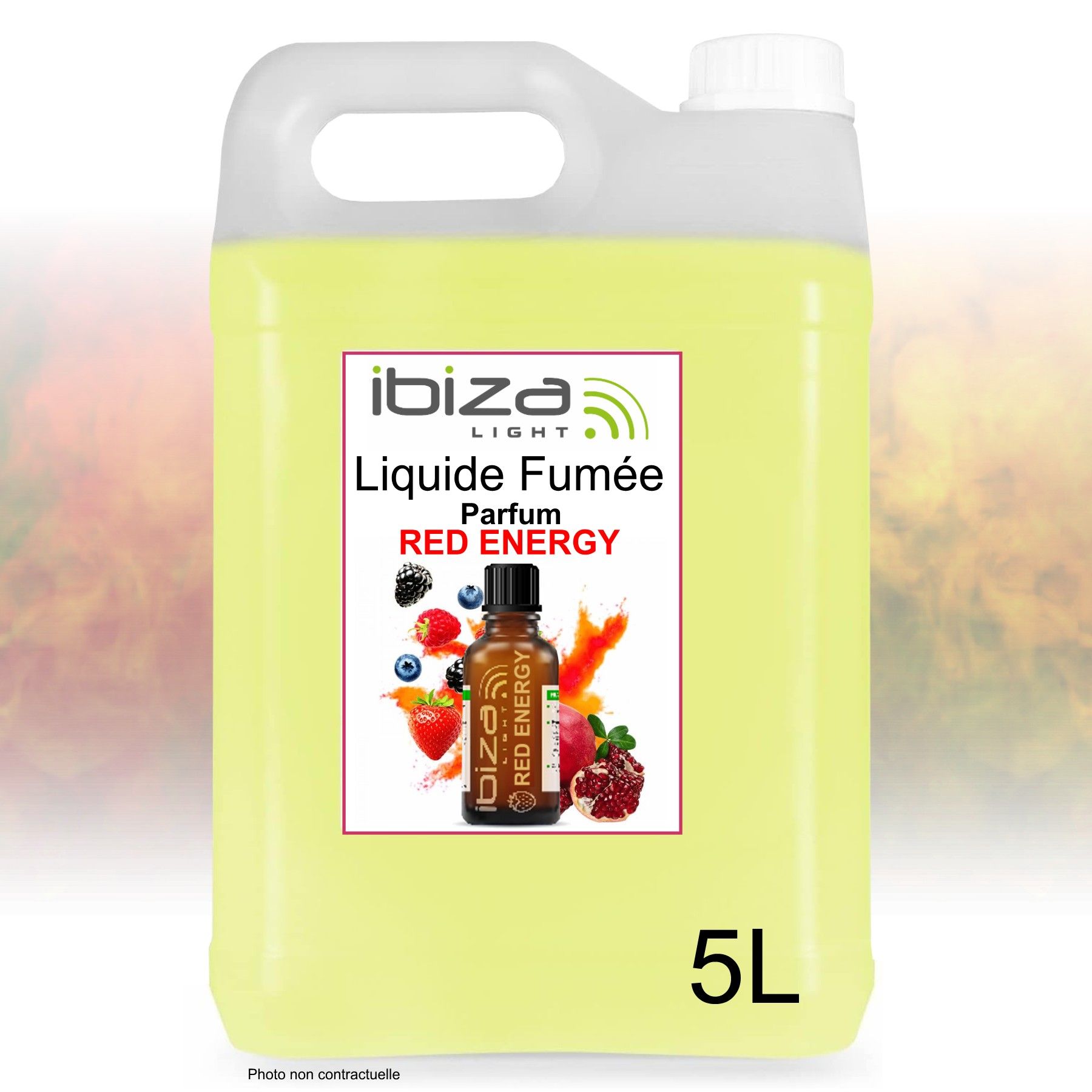 Ibiza Light SMOKE5L-N 5-Liter Liquid Smoke Pack for Smoking Machine - Redenergy Energizing Perfume Bottle
