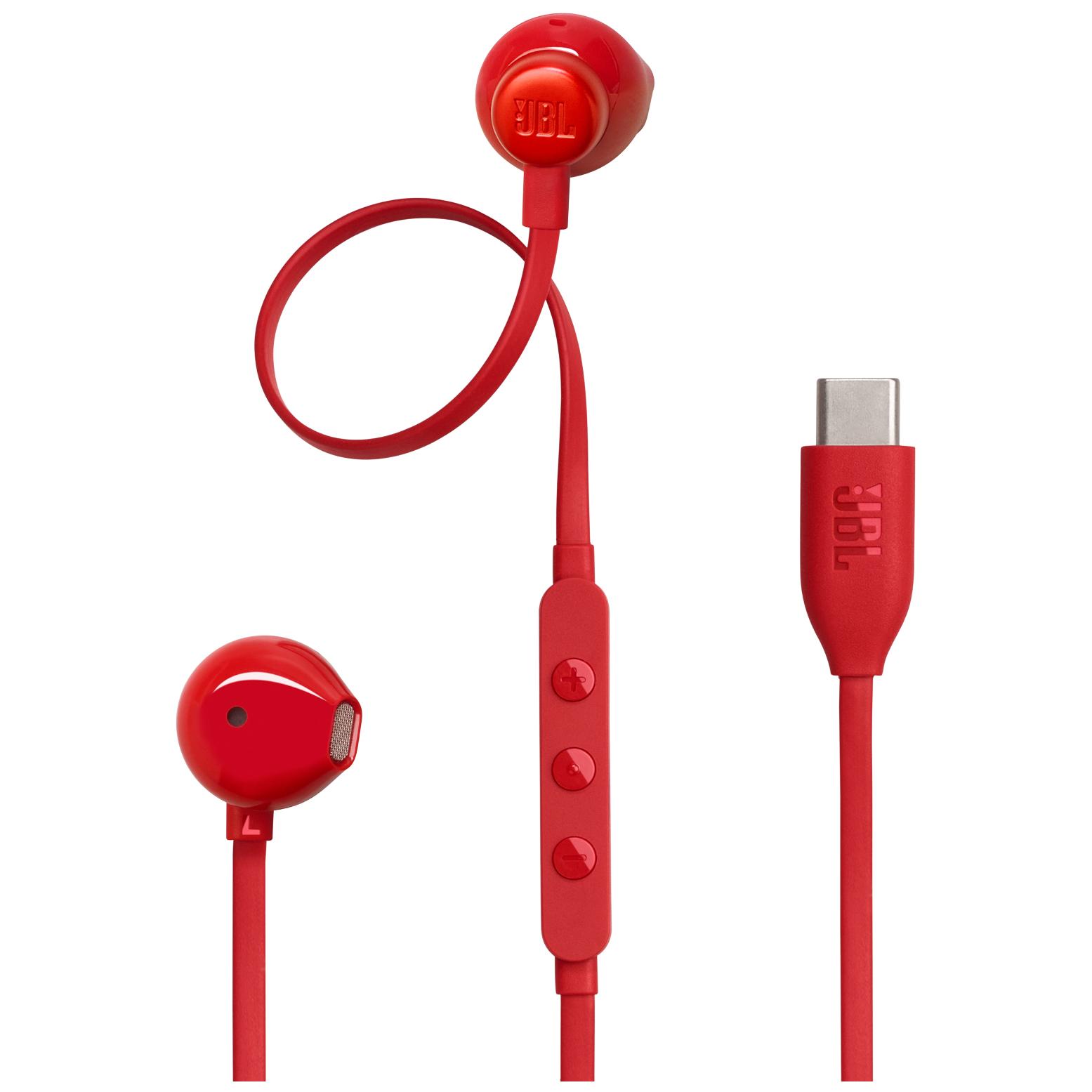 JBL Tune 305C Écouteurs intra-auriculaires (Rouge)