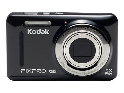 Appareil photo compact Kodak PIXPRO Friendly Zoom FZ53 Noir - 16,15 MP - 720p / 30 images/s - 5x zoom optique