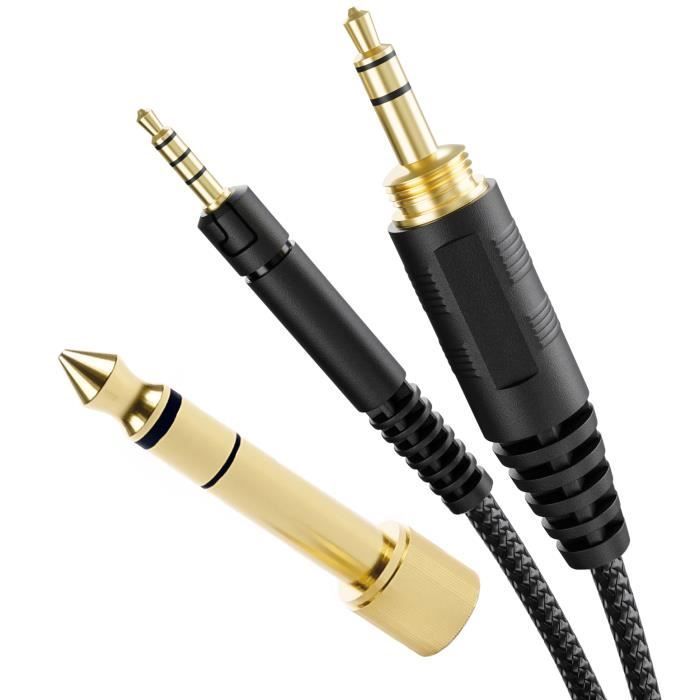OKULI Replacement Audio Cable for Sennheiser HD518, HD558, HD595, HD598 Headphones