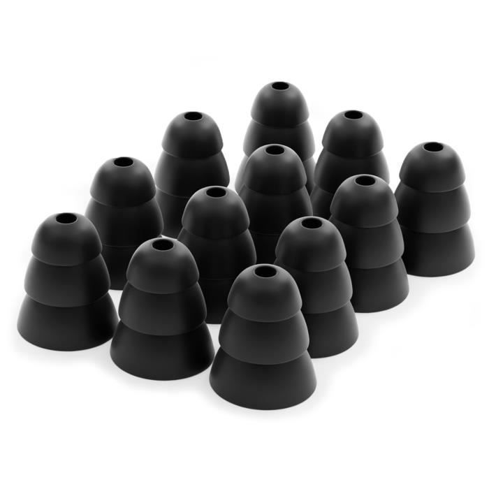 OKULI Silicone Ear Tips (12-Pack) for Headphones