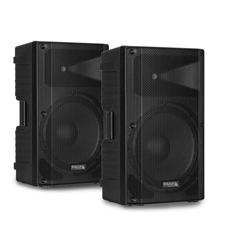 Altavoces pasivos Ibiza SOUNDXTK12-MKII de 12'' (par) - 2x500W, sistema de 2 vías con reflexión de graves y twiter de compresión