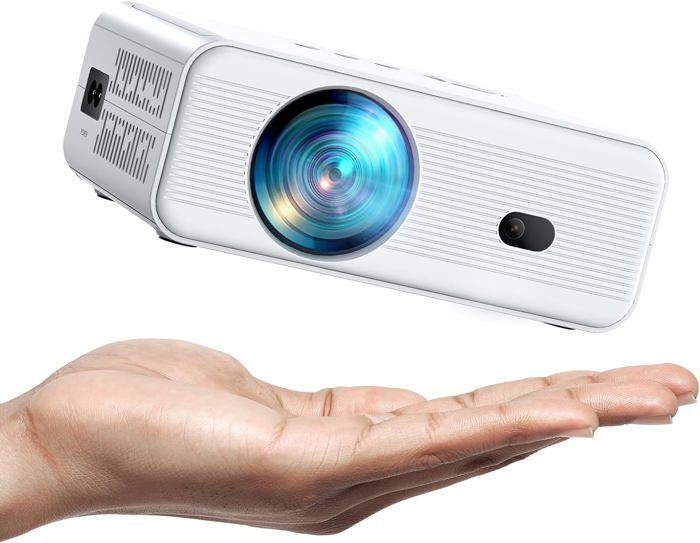 Proyector portátil AMEELA CL003 - 1080P - WiFi y Bluetooth 5.1 - Corrección de trapecio