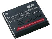 Casio NP-120 Li-Ion Battery for Exilim Cameras