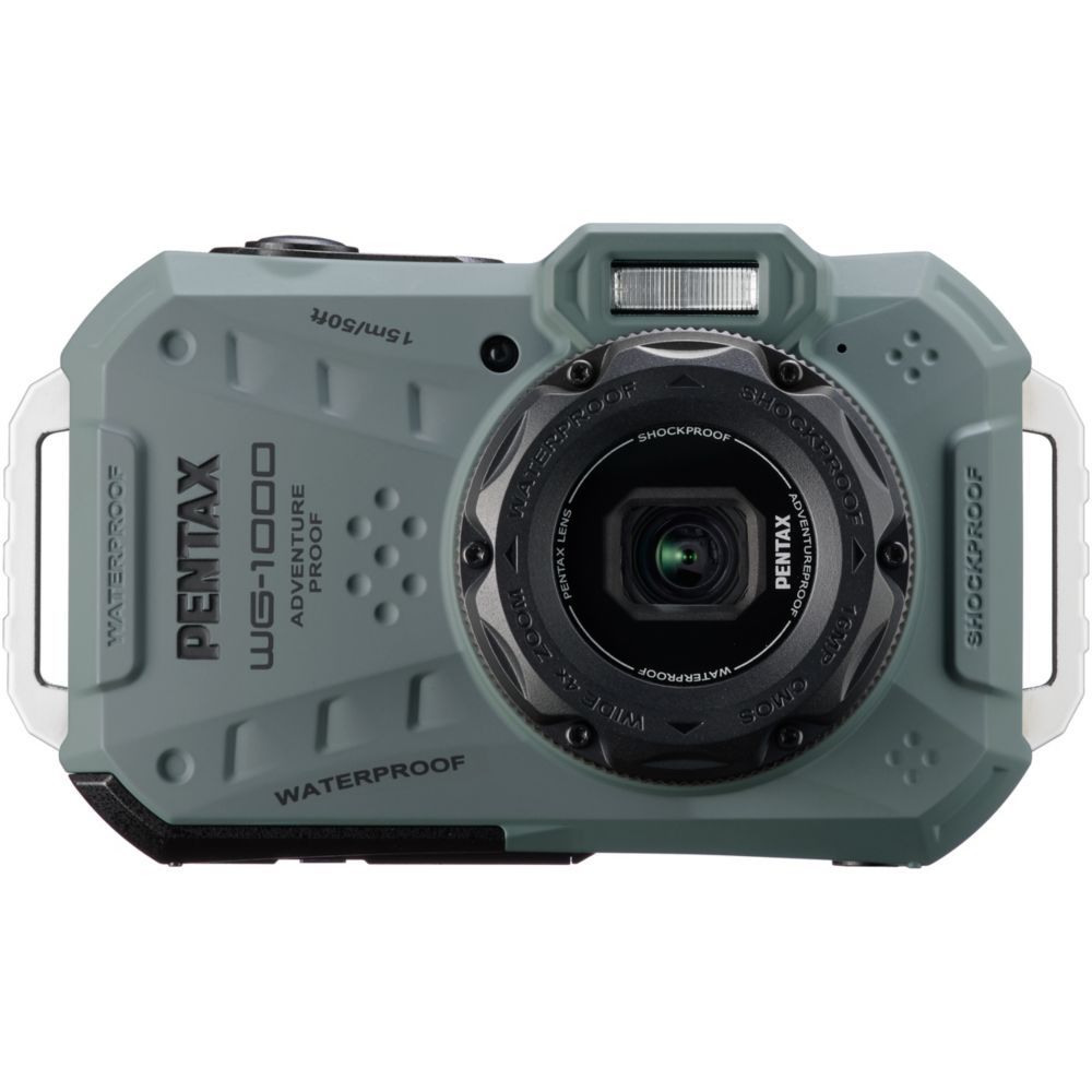 Pentax WG-1000 Waterproof Camera, Olive