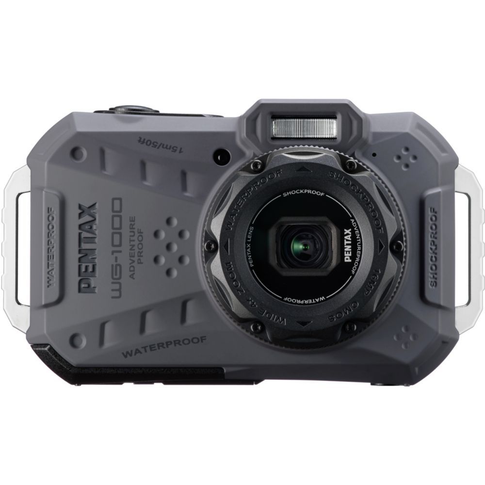 Pentax WG-1000 Waterproof Camera, Grey