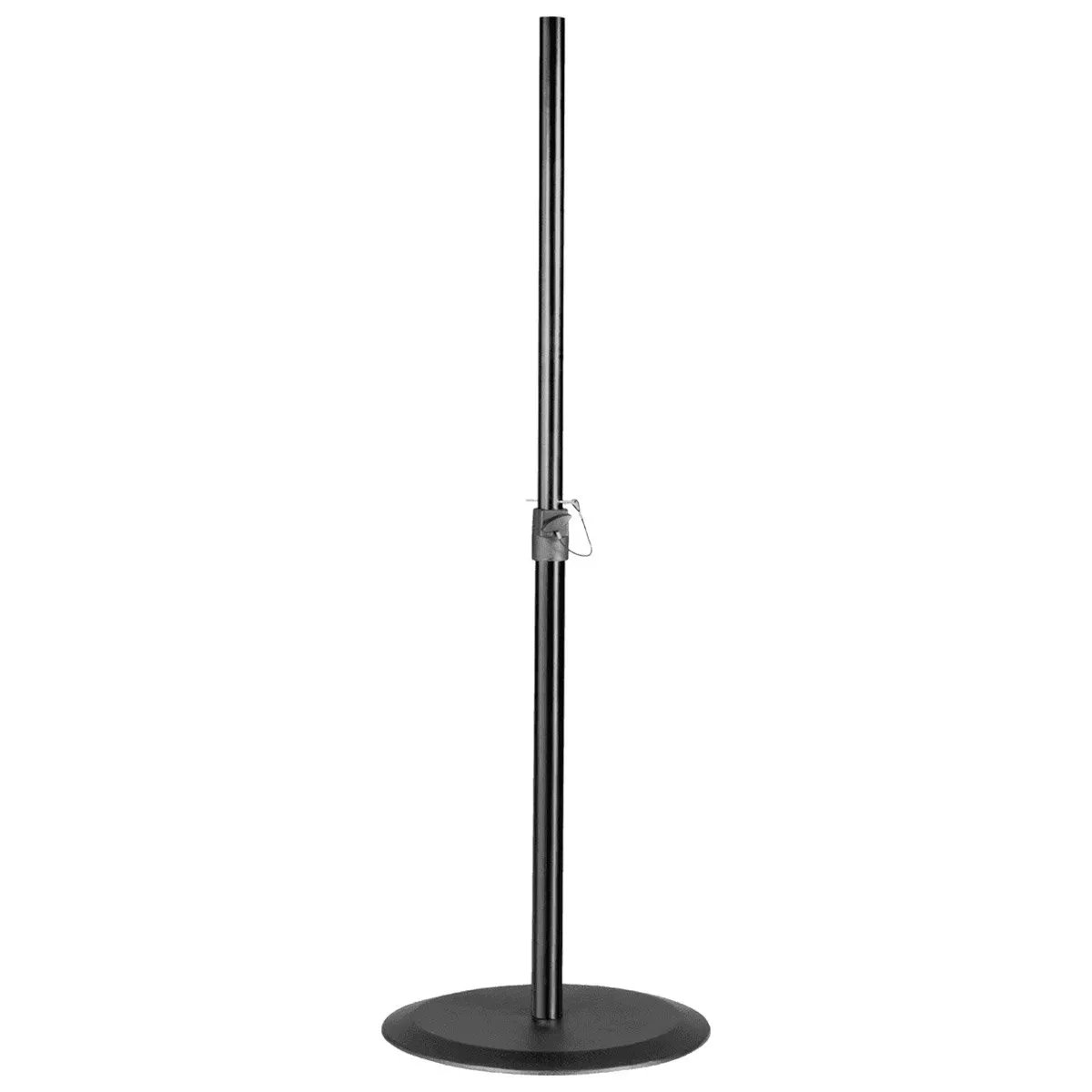 K&M 26750 - Round Base Speaker Stand with Telescopic Tube - Steel - Adjustable - 35mm Tube