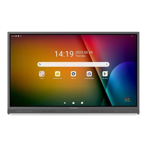Visualiza ViewBoard IFP6552-2F - Pantalla interactiva de 65 pulgadas con resolución 4K UHD, pantalla táctil multifunción y 8 micrófonos integrados