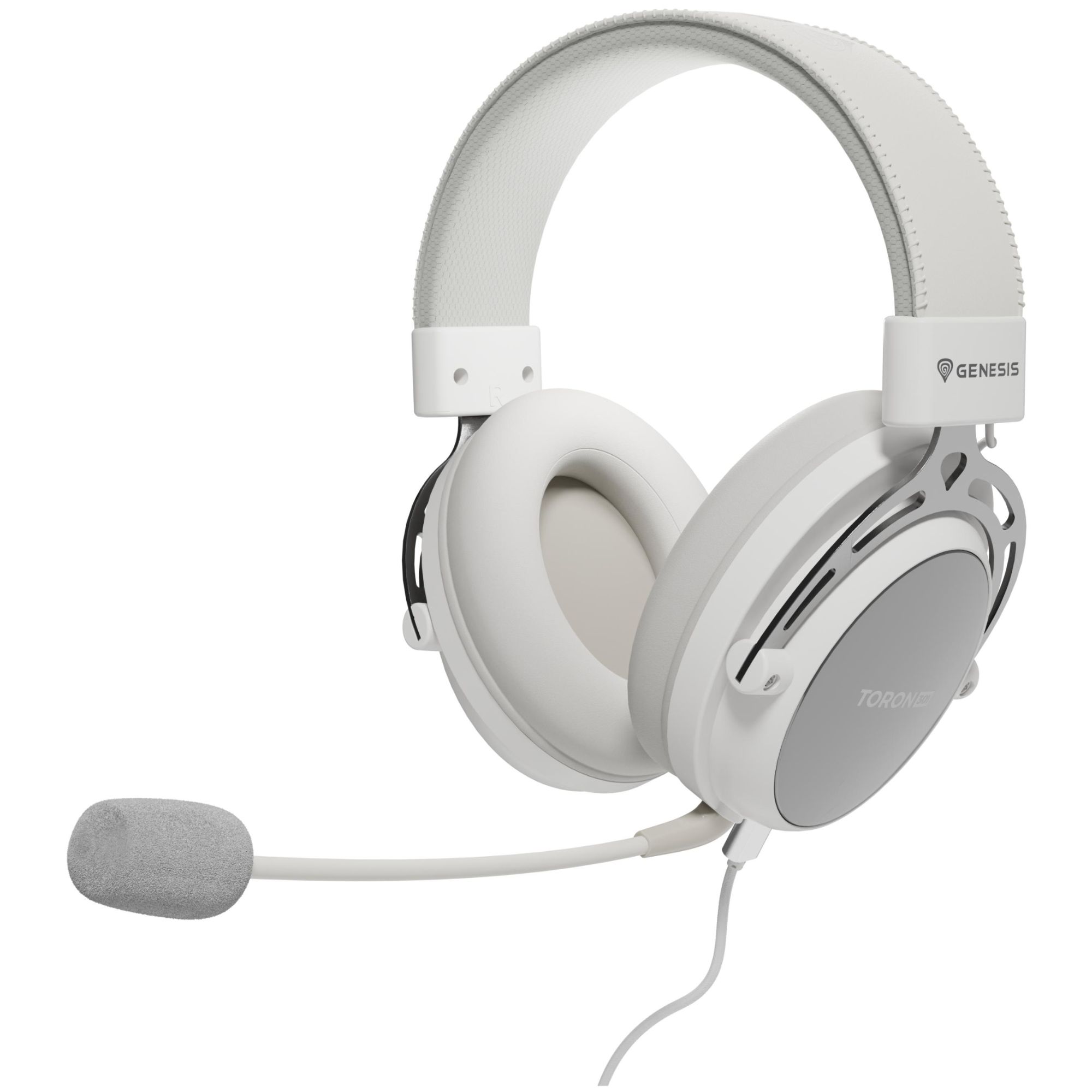 Genesis Toron 301 Gaming Headset with Wire Arc Design - White