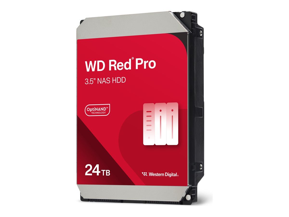 WD Red Pro 24TB Internal Hard Drive - 7200 RPM, 512MB Cache, 3.5" SATA 6Gb/s