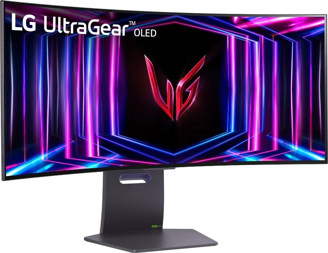 LG UltraGear 34GS95QE-B - Moniteur OLED - jeux - incurvé - 34" (33.9" visualisable) - 3440 x 1440 UWQHD @ 240 Hz - 275 cd/m² - 1500000:1 - DisplayHDR 400 True Black - 0.03 ms - 2xHDMI, DisplayPort