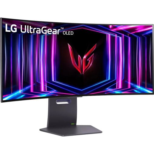 Écran LG UltraGear 34GS95QE-B - Moniteur de jeu OLED - Courbé - 34 pouces (33,9 pouces visible) - 3440 x 1440 UWQHD @ 240 Hz - 275 cd/m² - Rapport de contraste 1500000:1 - DisplayHDR 400 Noir véritable - 0,03 ms - 2 HDMI, DisplayPort