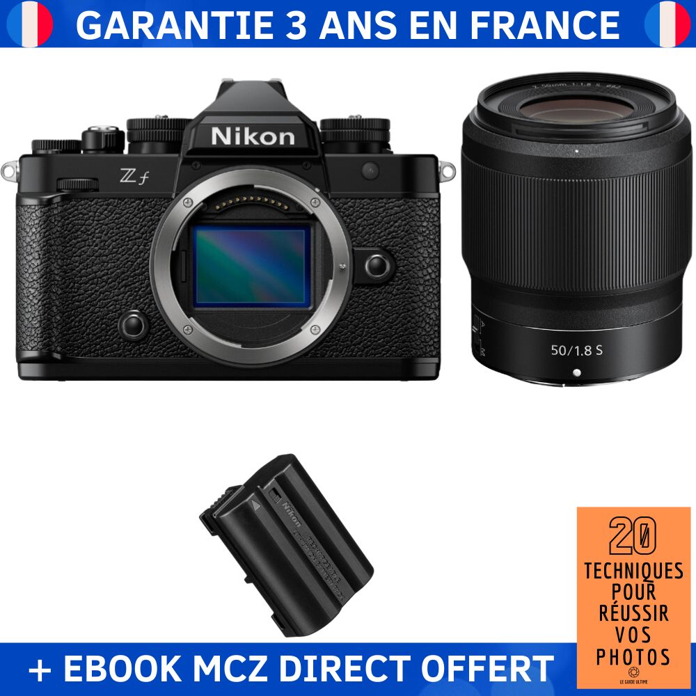 Nikon Zfc + Lente 50mm f/1.8 S + 1 Batería EN-EL15C + Ebook '20 Técnicas para Consiguar Fotos Exitosas' - Cámara Híbrida