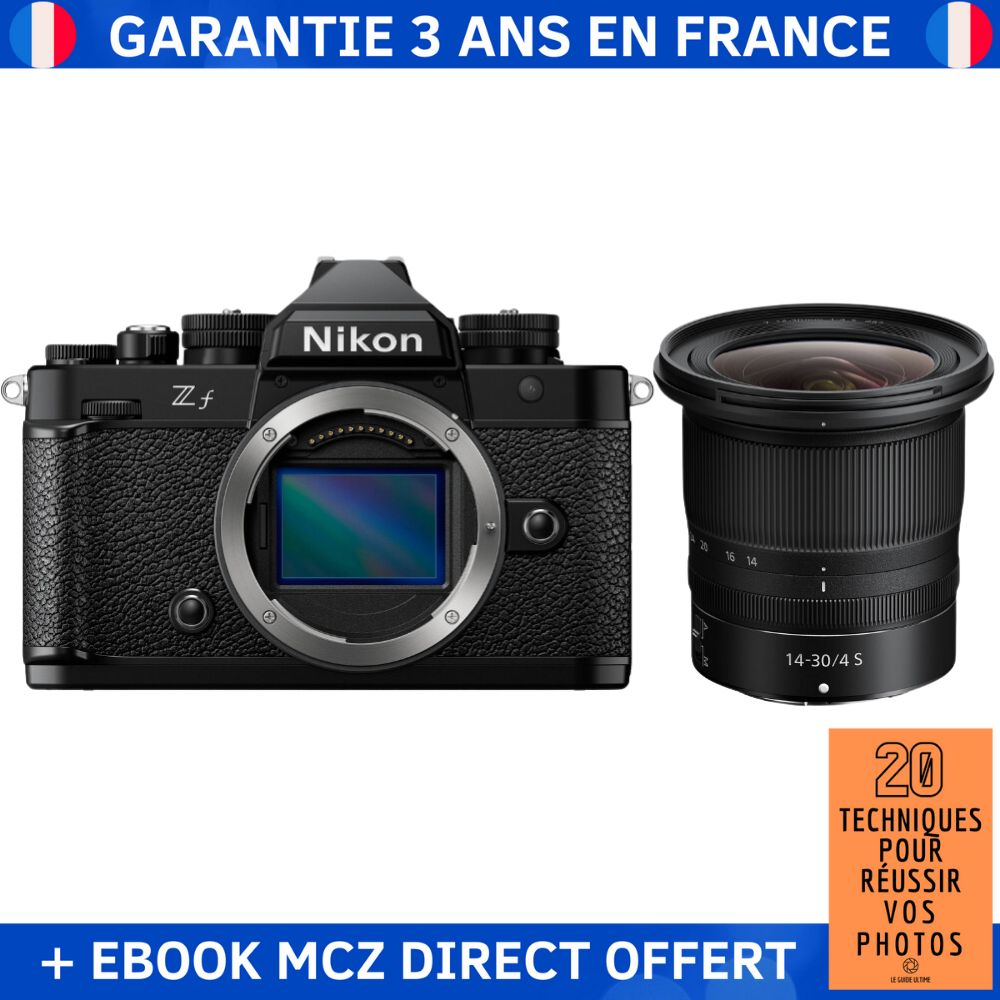 Nikon Zf + 14-30mm f/4 S + Ebook '20 Techniques pour Réussir vos Photos' - Hybrid Camera
