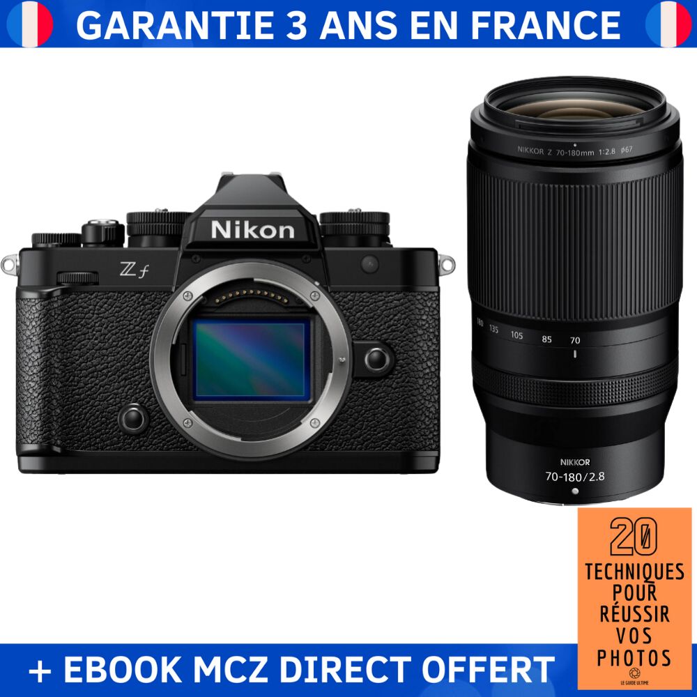 Nikon Z fc + Lente 70-180mm f/2.8 + Libro '20 Técnicas para Lograr Fotos Exitosas' - Cámara Híbrida