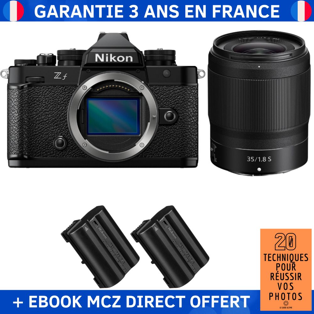 Nikon Zfc + Lente 35mm f/1.8 S + 2 Baterías EN-EL15C + Ebook '20 Técnicas para Lograr Fotos Exitosas' - Cámara híbrida