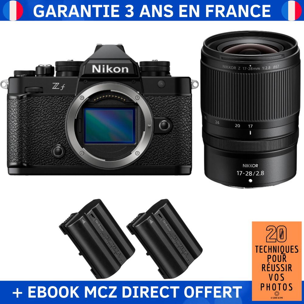 Nikon Zfc + Lente 17-28mm f/2.8 + 2 Baterías EN-EL15C + Ebook '20 Técnicas para Lograr Fotos Exitosas' - Cámara Híbrida