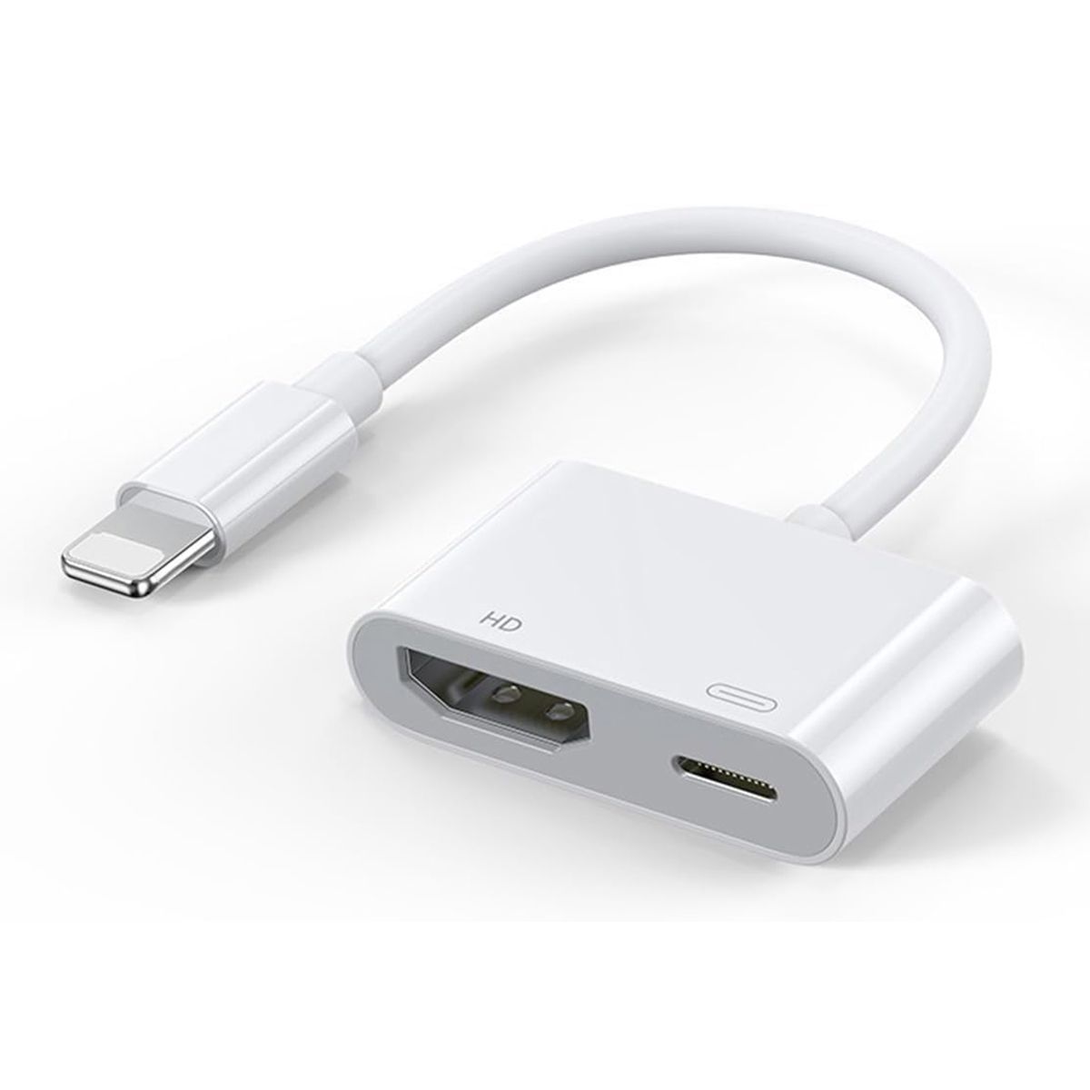 VISIODIRECT Lightning to HDMI Adapter for iPhone 12 - Digital AV TV Converter