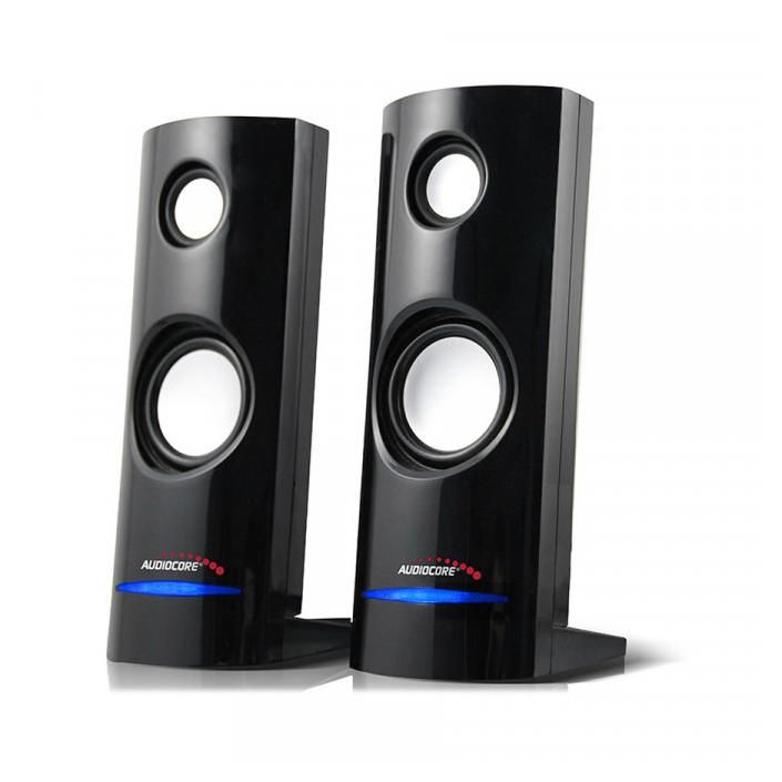 Audiocore 2-Way Speaker AC860, 4W, Black (Wired)