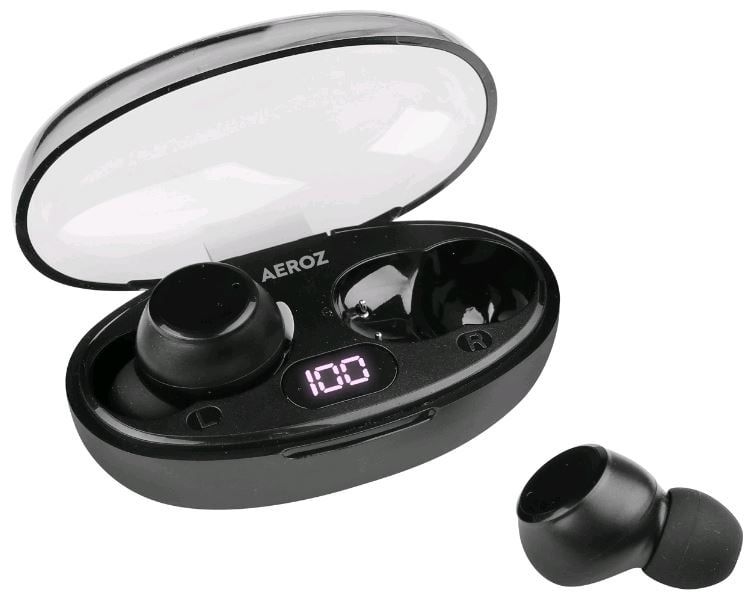 Aeroz TWS-1010 Black Wireless Earbuds