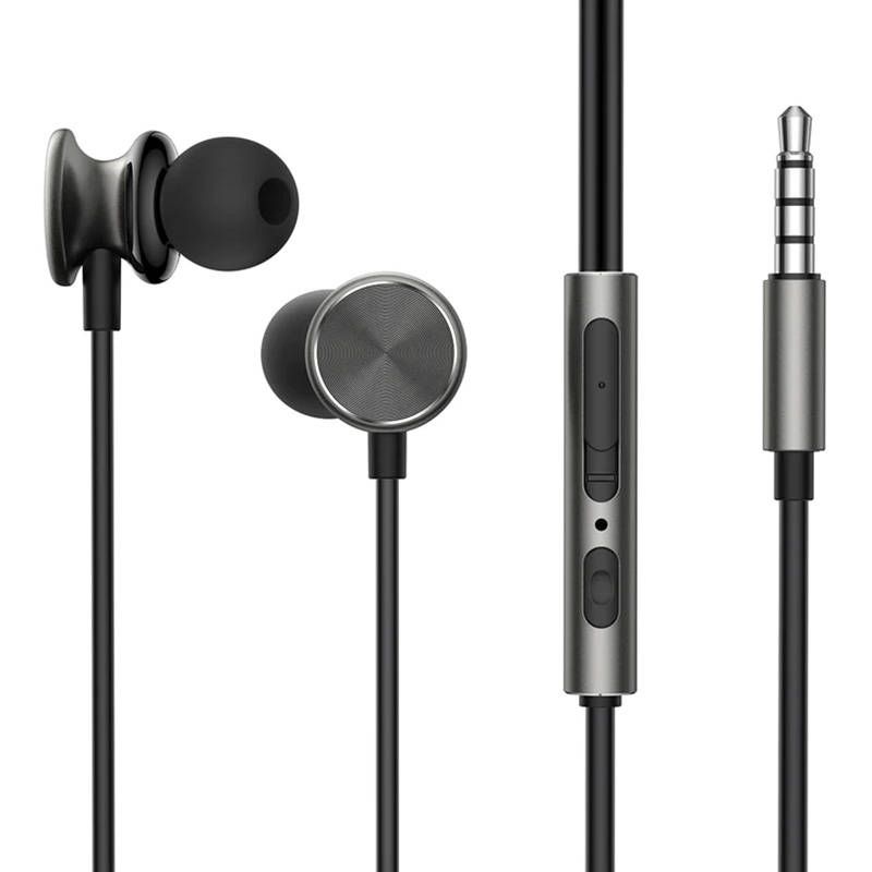JOYROOM Half-in-Ear Wired Earphones JR-EW03 (Dark Grey)