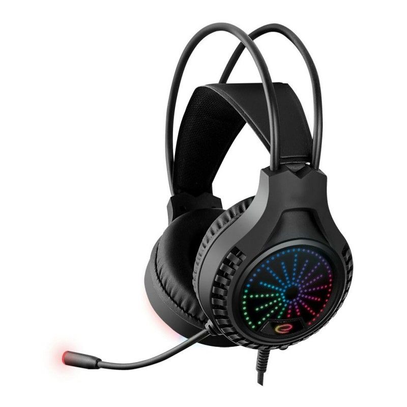 Casque audio Esperanza EGH5000 avec micro intégré dans le bandeau (Noir)