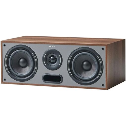 Altavoces Centrales Elipson Horus 10C - Acabado Nogal/Gris Oscuro