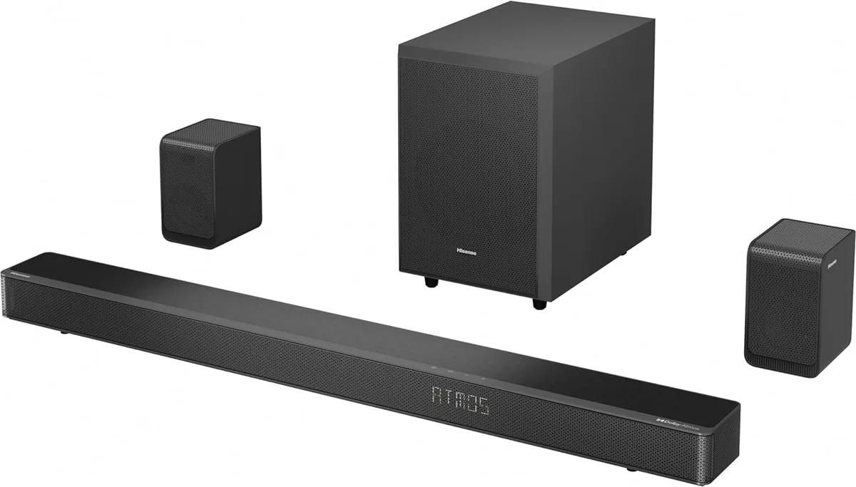 Hisense AX5125H 5.1.2 Channel Wireless Soundbar System for TV