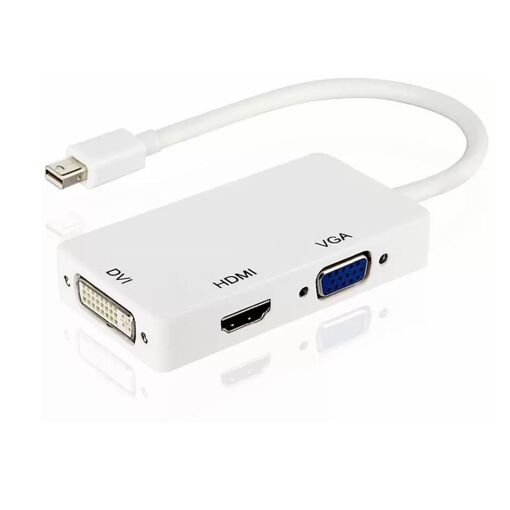 Mini DisplayPort to HDMI, DVI, and VGA Converter Adapter for Surface Pro 1 - Visiodirect