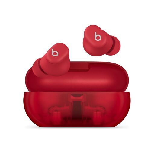 Apple Beats Solo Buds - Écouteurs sans fil avec micro - Rouge transparent