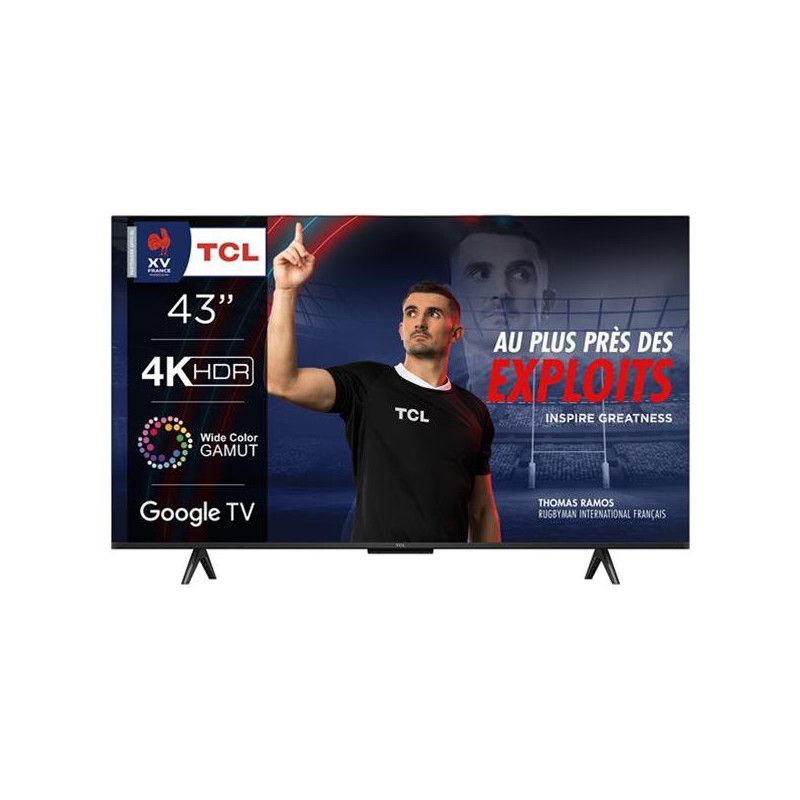 TCL 43P79B 43" LED TV, 4K UHD, HDR, Smart TV, Google Assistant, Dolby Atmos