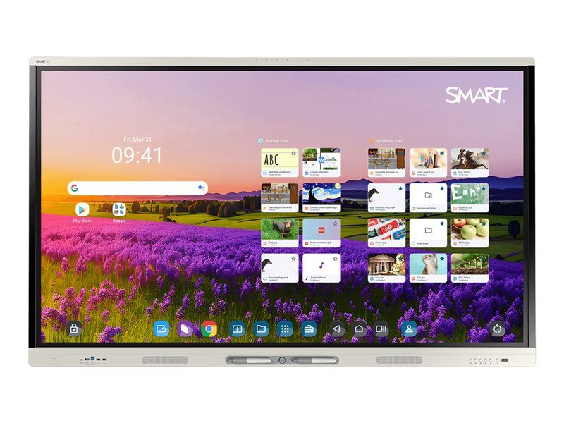 Pizarra interactiva SMART Board MX286-V5 - Pantalla de 2,18 metros con pizarrón integrado