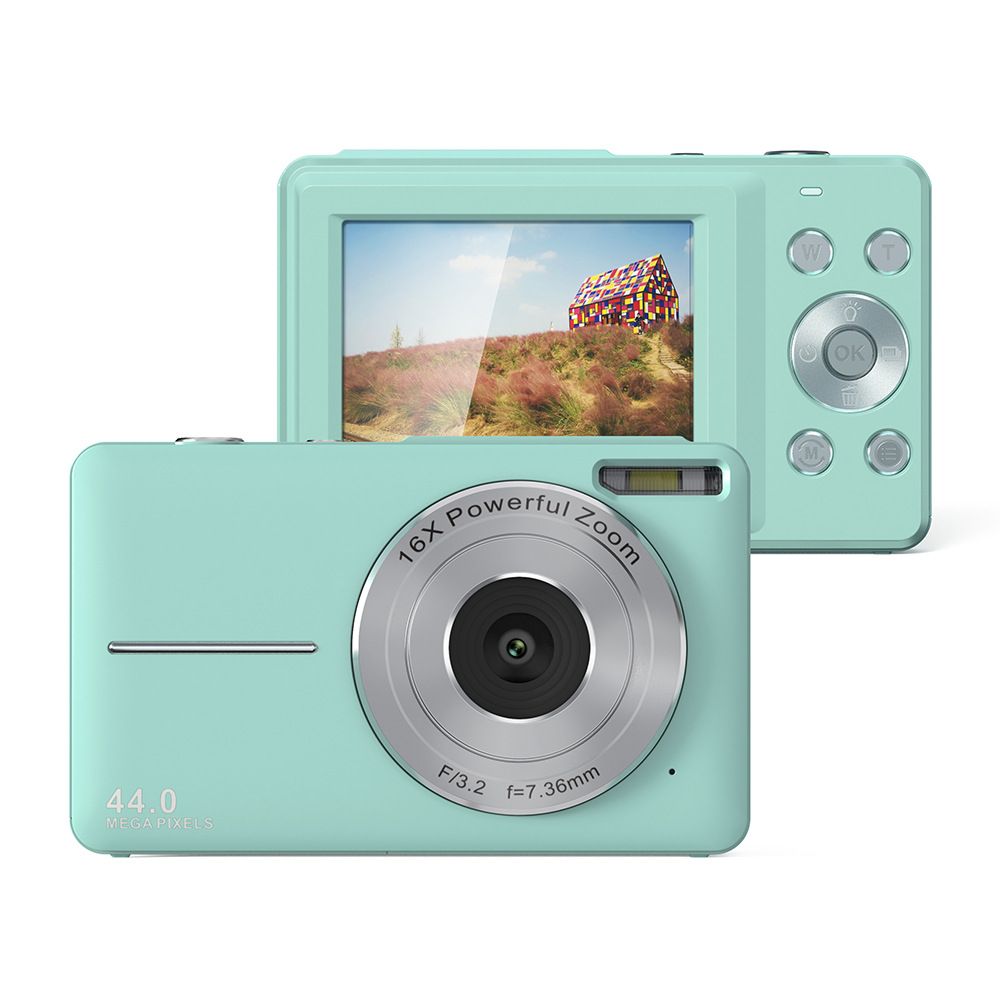 INF 44MP Camera / 1080P / 16x Zoom / Built-in Flash - Green