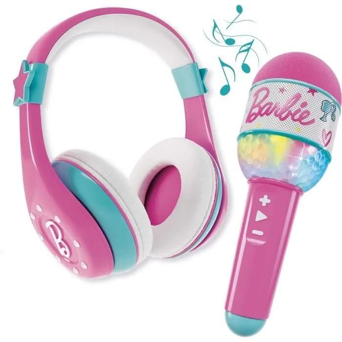 LISCIANI GIOCHI Bluetooth Headset and Microphone Set - Barbie Speaker
