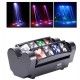 Folaya Spider Light 8x10W RGBW LED Beam Light with Sound Control and DMX512, 7/15CH DJ Lighting for Club Bar Disco Show