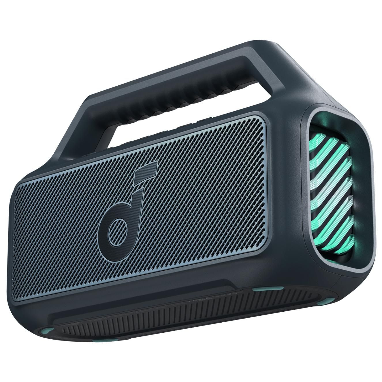 Soundcore Boom 2 Portable Speaker System, 2.1 Channel, Blue, 80W