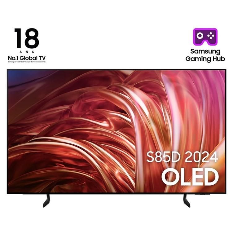 Téléviseur Samsung OLED TQ55S85D 55 pouces 4K Ultra HD avec IA 2024