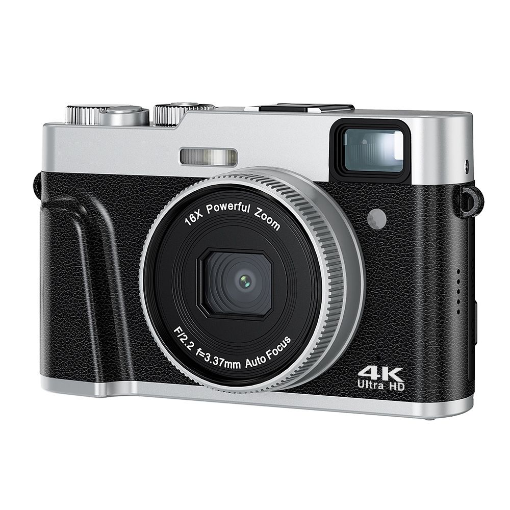 4K 48MP Camera with 16x Zoom, Autofocus & Anti-Shake