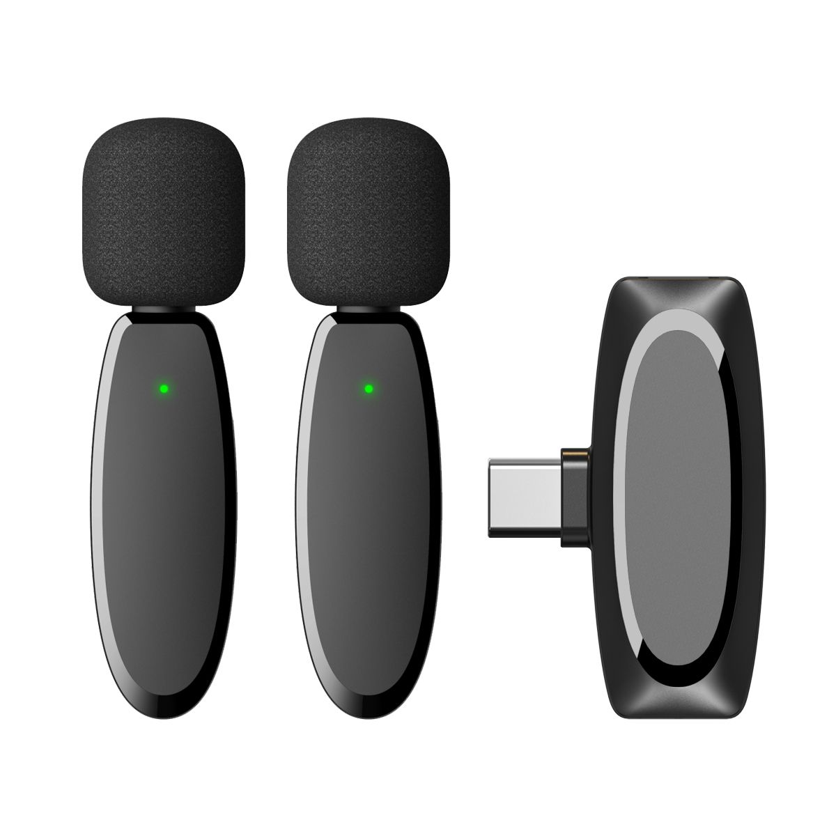 Wireless Tie Microphone for Recording, TikTok, Live Stream