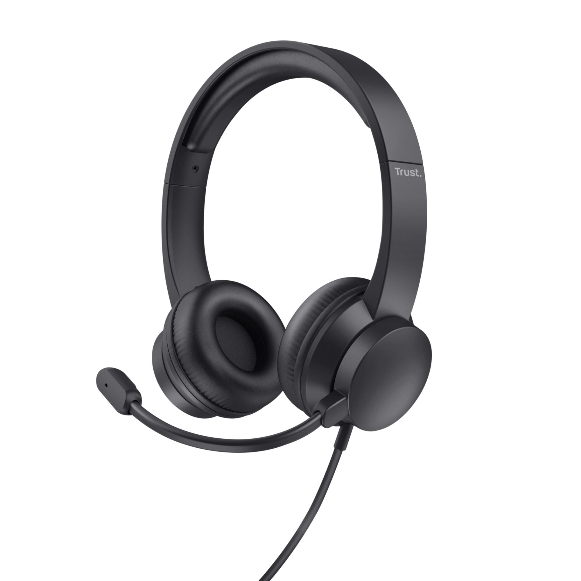 Auricular con alambre de Trust Ayda para llamadas y música - Negro