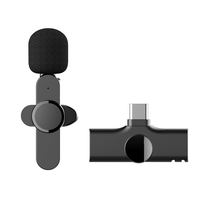 Wireless Tie Microphone, High-Quality Condenser Mic with Noise Cancellation for TikTok and More