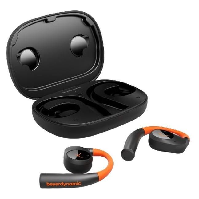 Beyerdynamic Verio 200 True Wireless Sport Earbuds, Black/Orange