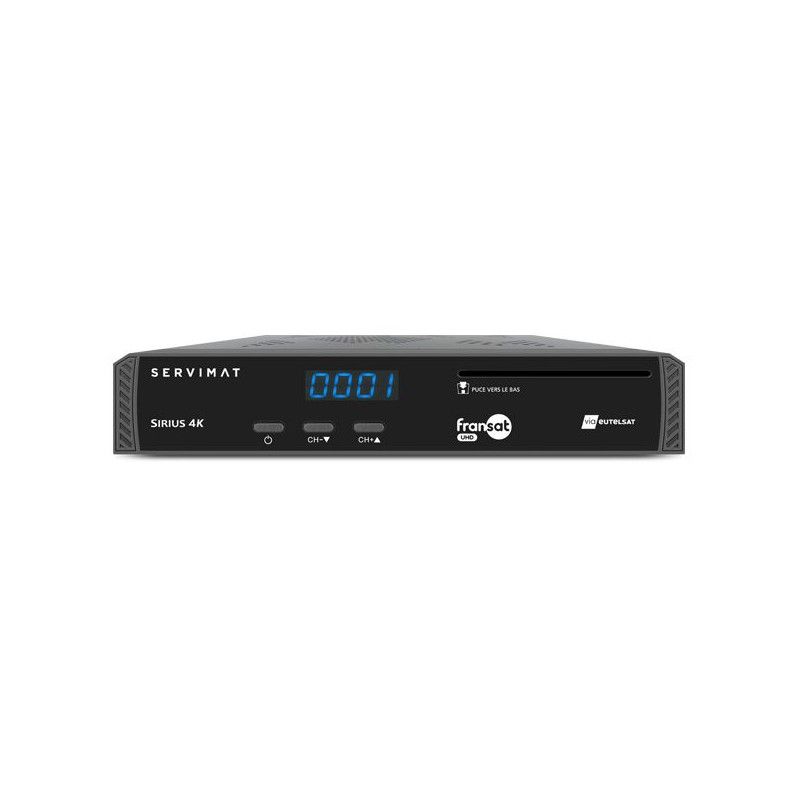 Servimat Sirius4K Satellite Receiver - UHD Fransat