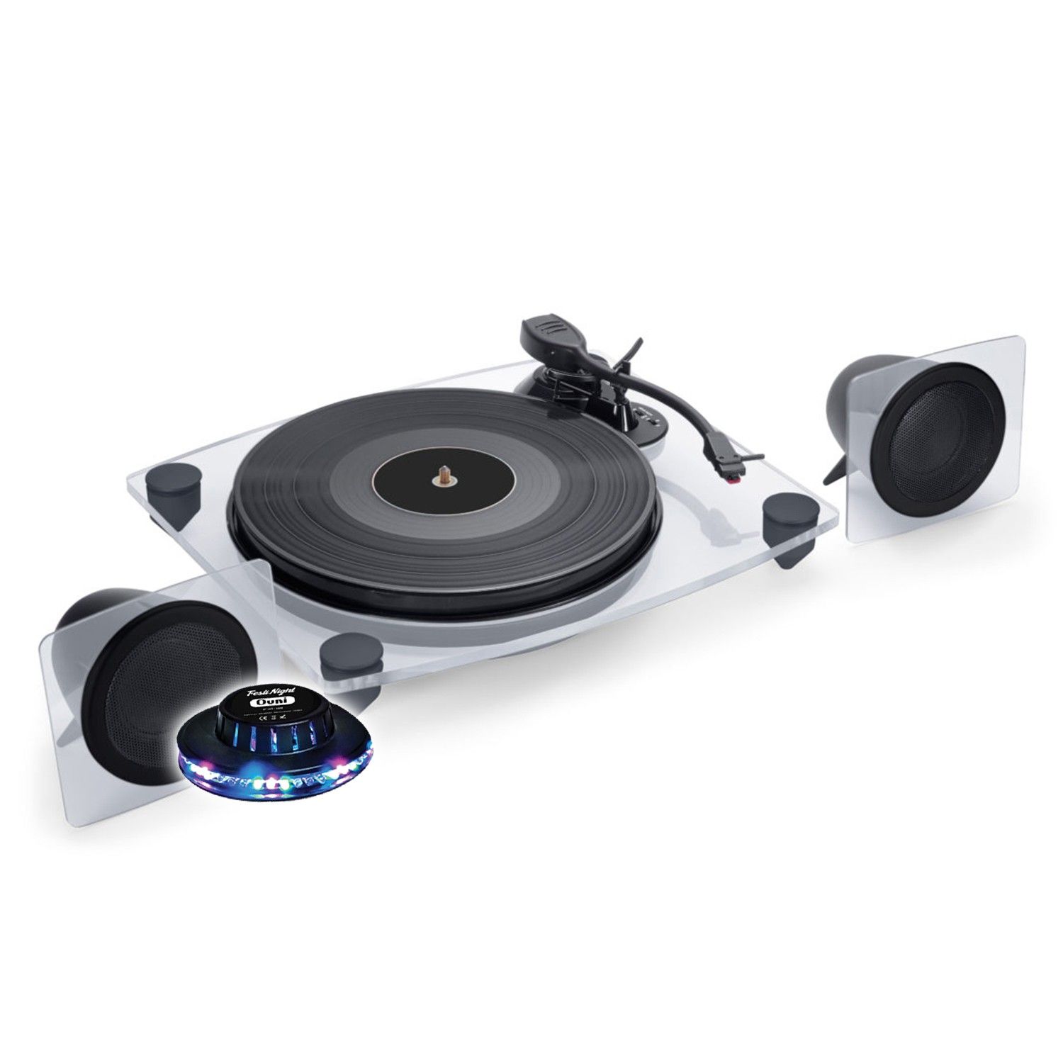 BigBen TD115CSPS Wireless Vinyl Turntable with Bluetooth and USB Vinyl Encoding