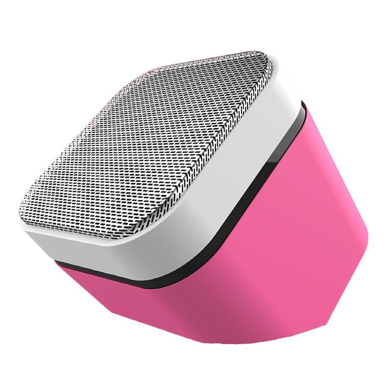 Pantone PT-BS003R Portable Speaker and Party Speaker, Pink, 3W