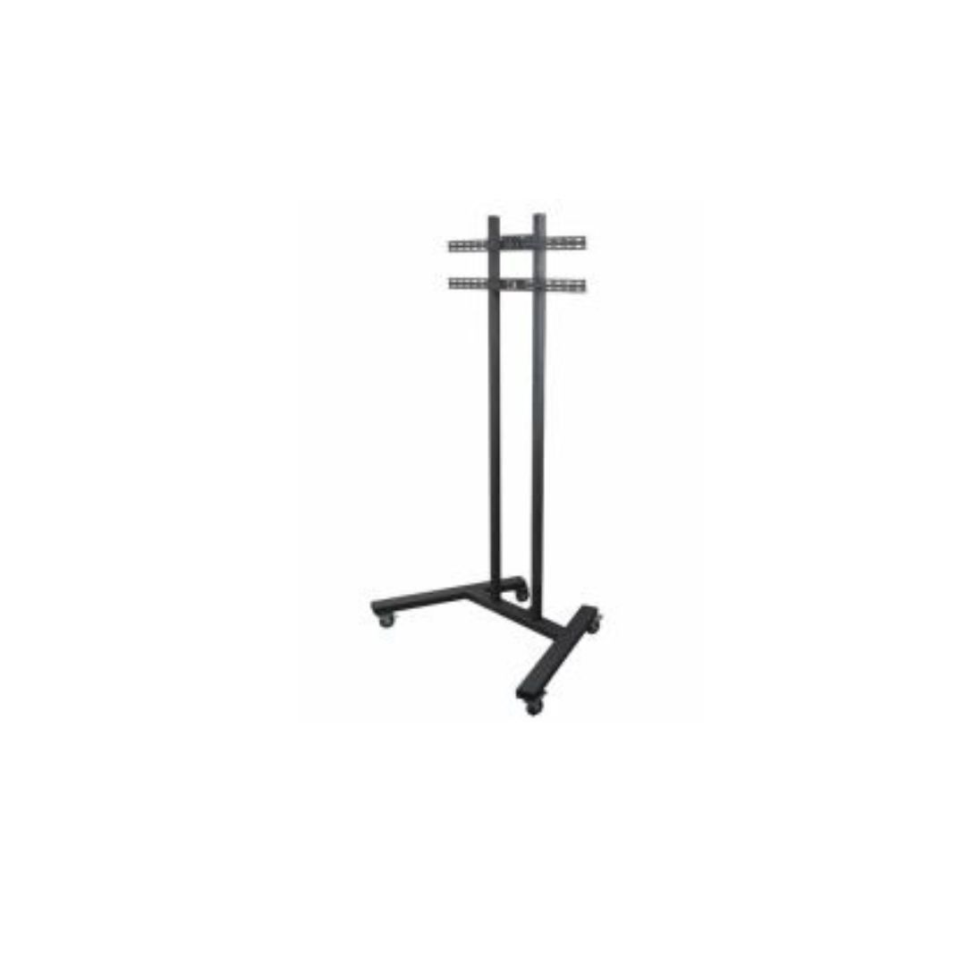 B-Tech Pro Universal Flat Screen Cart / Floor Stand VESA 800x600 - 1.8m Column 50mm Diameter Black BT8503/B